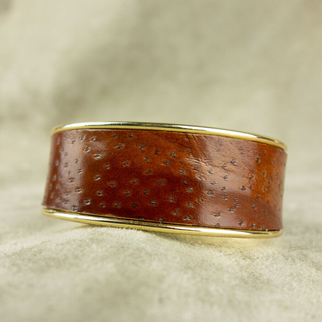 Bracelet Doré Signé GOUPIL - Fait Main 2005 - Plaqué Or - Bon État Occasion