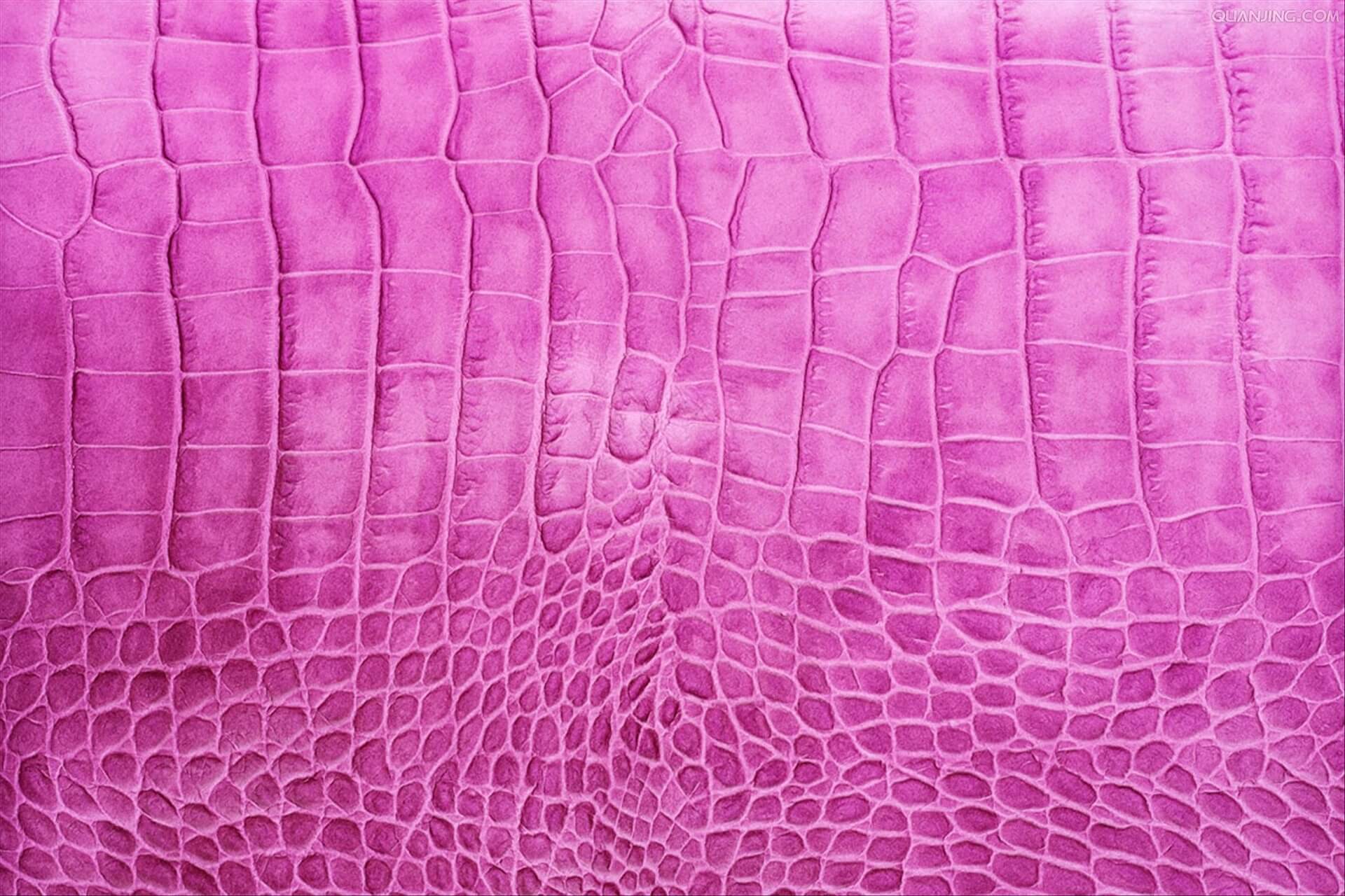 cuir de croco rose