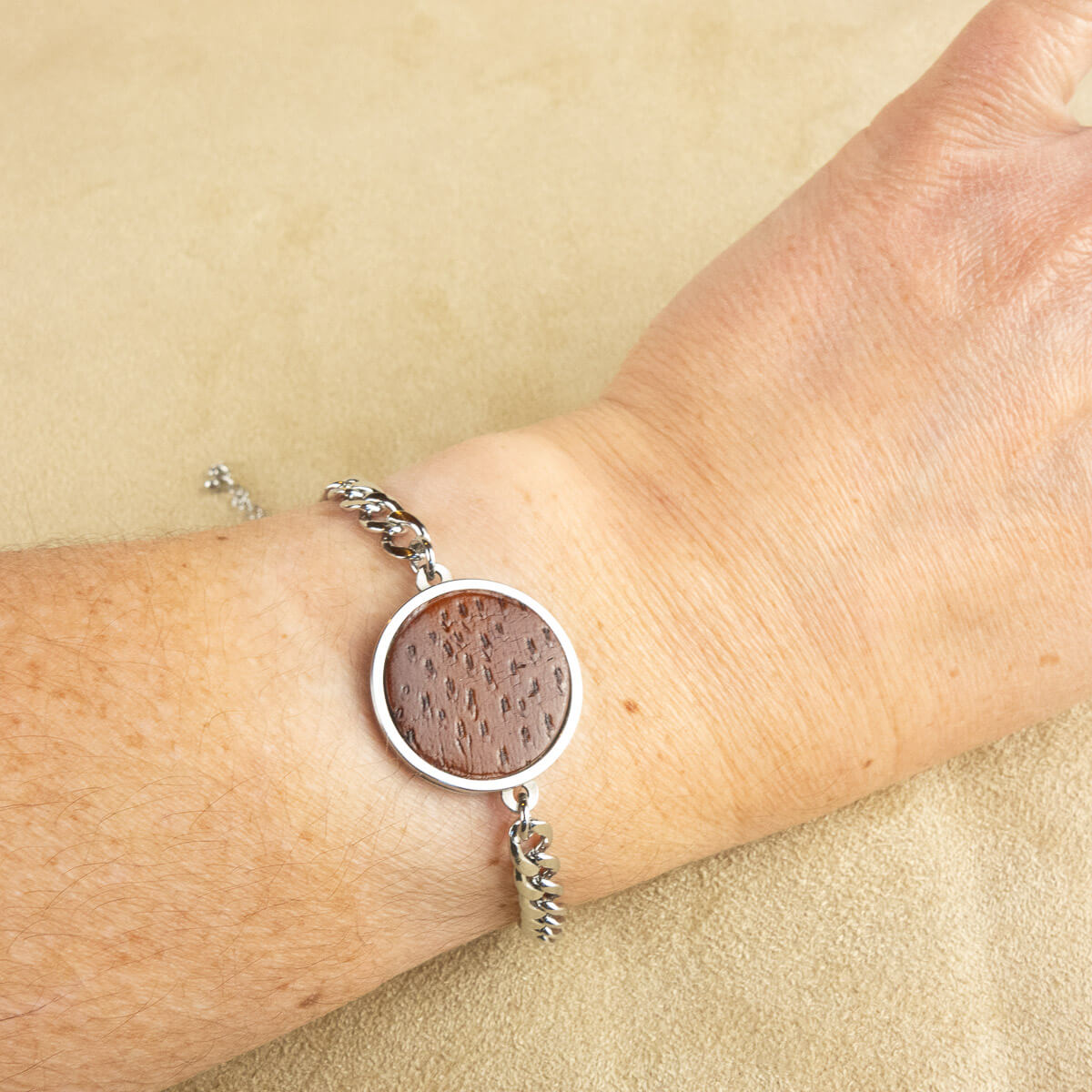 vue du bracelet sur mon poignet