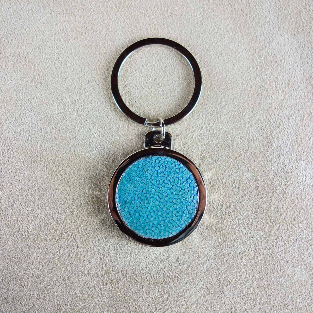 porte-clés décapsuleur bleu ciel