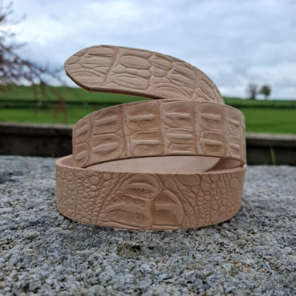ceinture imitation croco
