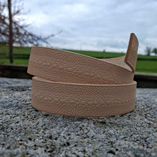 ceinture imitation galuchat