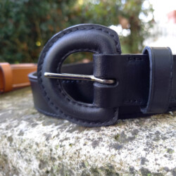ceinture en cuir noir