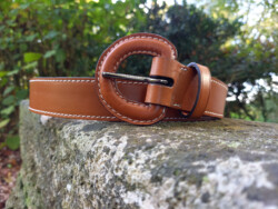 ceinture en cuir marron